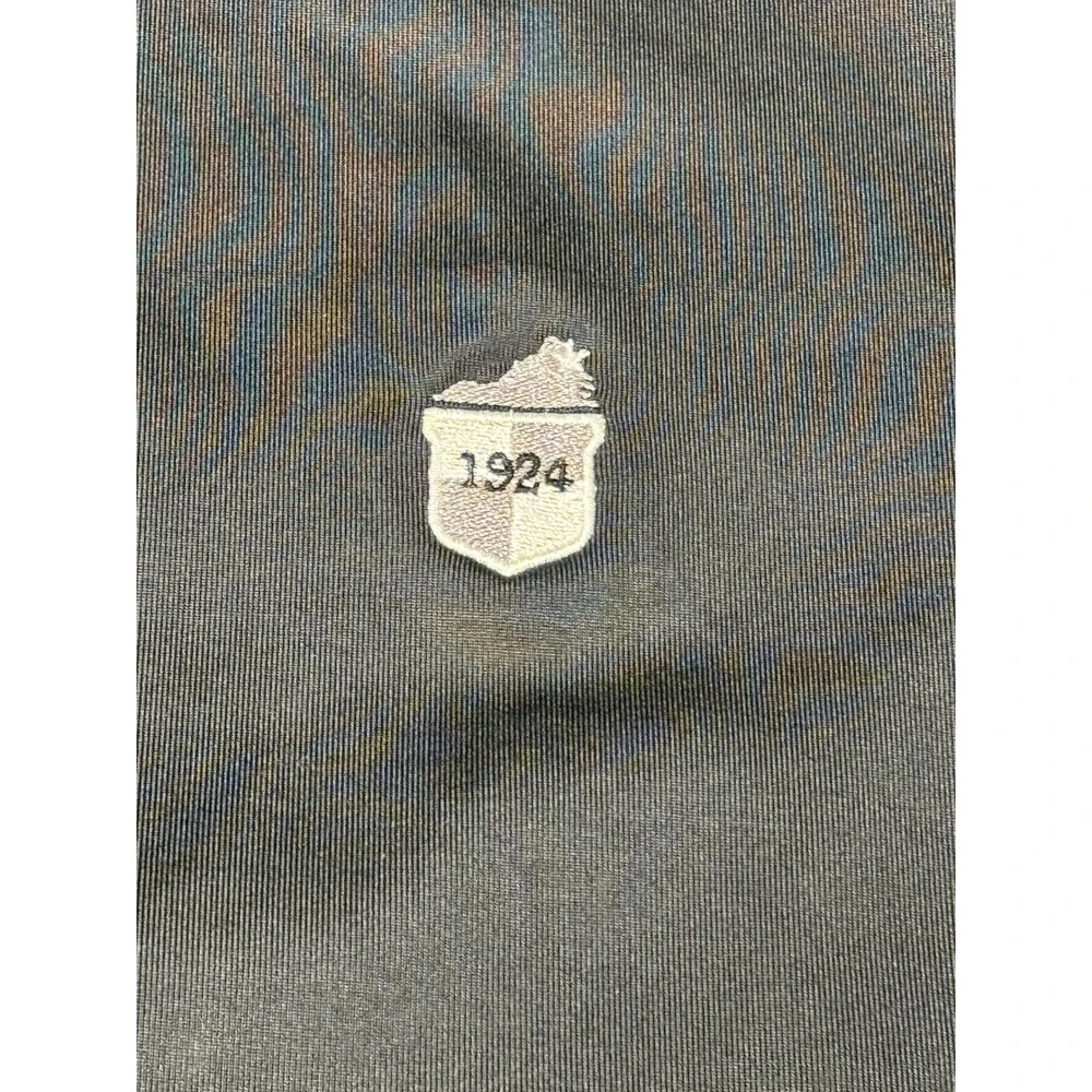 FootJoy Mens XL Black Quarter Zip Pullover Performance‎ Golf Shirt 1924 Logo